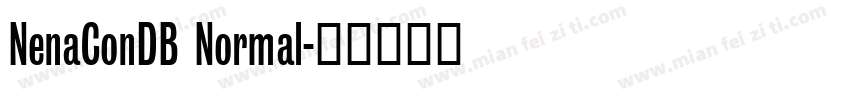 NenaConDB Normal字体转换